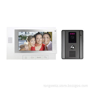 7" TFT-LCD Access control system, CMOS 700TVL cameraNew